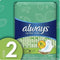 Always Ultra Thin Long Super Flexi-Wings Size 2 Sanitary Pads 16 ct