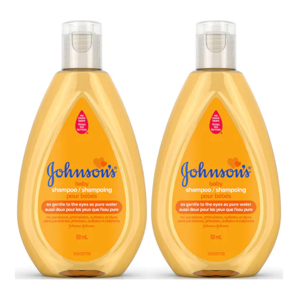 Johnson's Baby Shampoo, 1.7 oz (50ml) (Pack of 2)