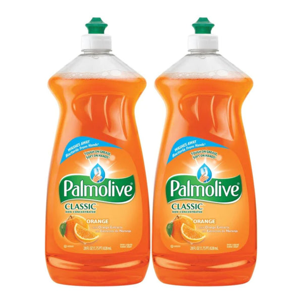 Palmolive Essential Clean Orange Tangerine Scent Dish Liquid, 28 oz (Pack of 2)