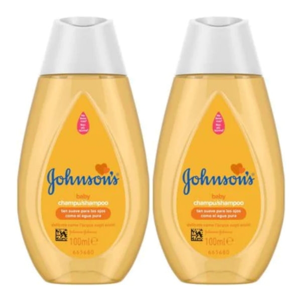 Johnson's Baby Shampoo, 3.4 oz (100ml) (Pack of 2)