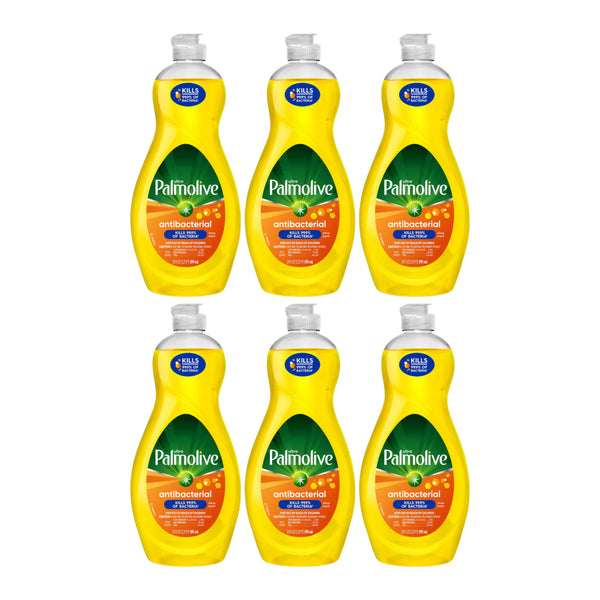 Palmolive Ultra Citrus Scent Antibacterial Dish Liquid, 8oz (236ml) (Pack of 6)