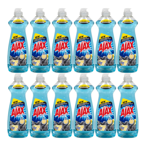 Ajax Ultra Charcoal & Citrus Dish Liquid, 14 oz. (414ml) (Pack of 12)
