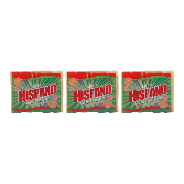 Hispano Jabon Frescura Primaveral Soap (5 Pack), 800g (Pack of 3)