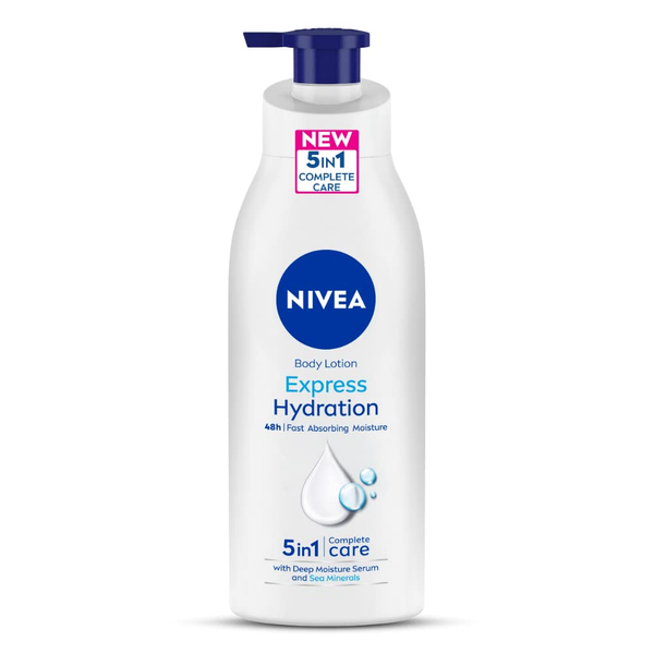 Nivea 5-in-1 Body Lotion - Express Hydration, 11.83oz (380ml)