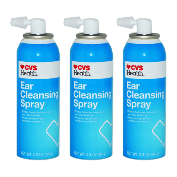 CVS Health Ear Cleansing Spray, 3.3oz (94g) (Pack of 3)