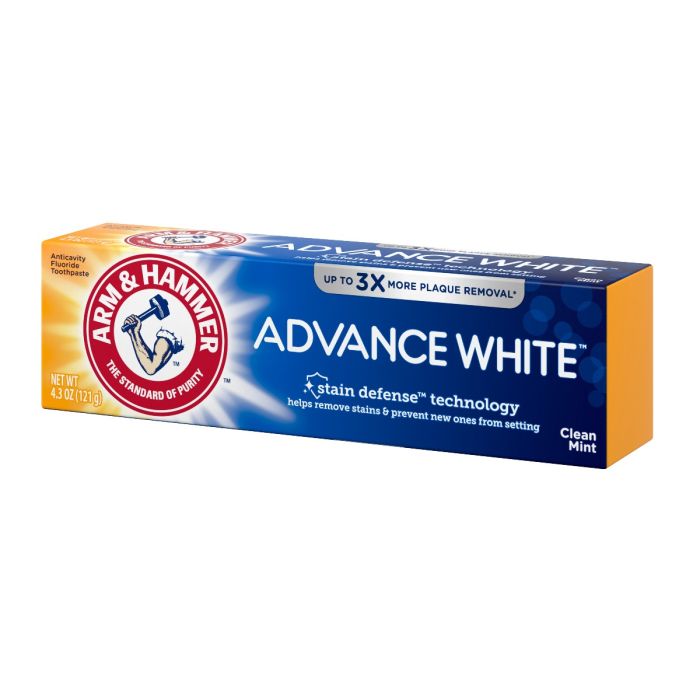 Arm & Hammer Advance White Clean Mint Toothpaste, 4.3oz (121g) (Pack of 6)