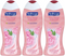 Softsoap Pink Peony & Sea Salt Exfoliating Body Wash, 20 oz (Pack of 3)