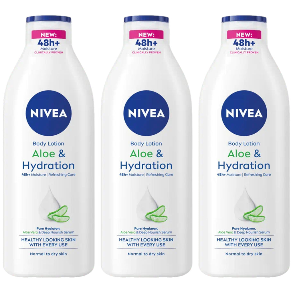 Nivea Aloe Hydration 5-in-1 Refreshing Body Lotion, 13.5oz (400ml) (Pa –  MarketCOL