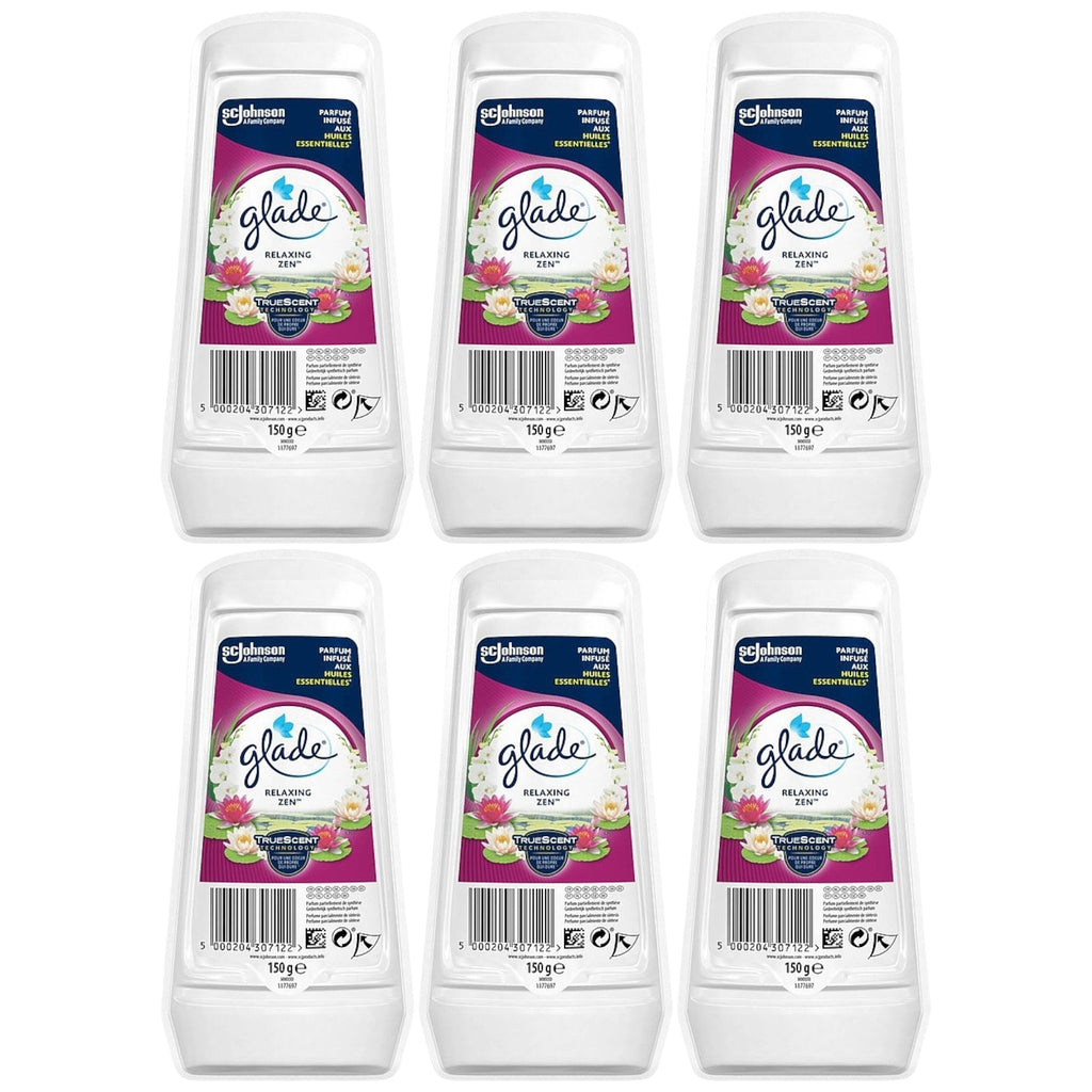 Glade Relaxing Zen Gel Air Freshener, 150g (Pack of 6) – MarketCOL
