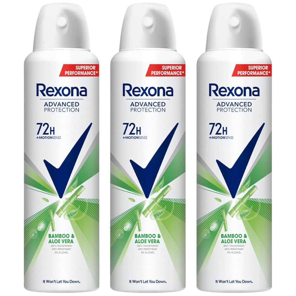 Rexona Bamboo & Aloe Vera 72 Hour Body Spray Anti-Transpirant 6.7oz (P –  MarketCOL