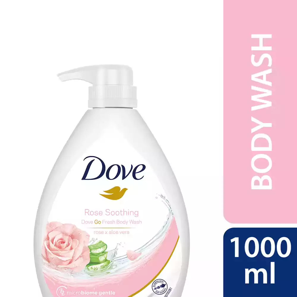 Dove Rose Soothing w/ Rose x Aloe Vera Body Wash, 33.8 fl oz. (Pack of   MarketCOL