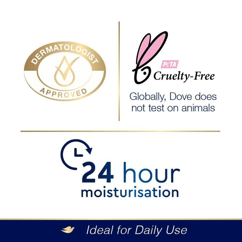Dove Nourishing Lip Care 24 Hour Essential Lip Balm, 4.8g (0.16oz) (Pack of 3)