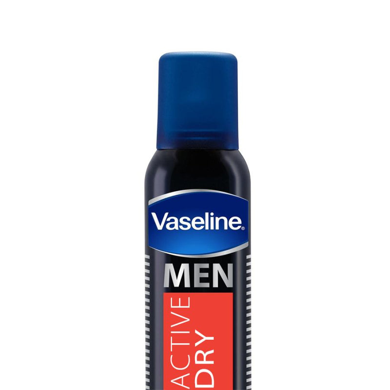 Vaseline Men Active Dry Anti-Perspirant Deodorant Spray, 250ml (Pack of 6)