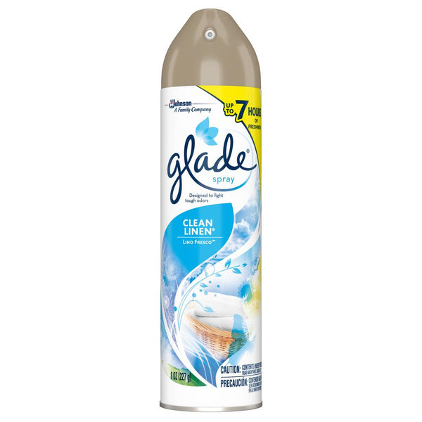 Glade Spray Clean Linen Air Freshener, 8 oz