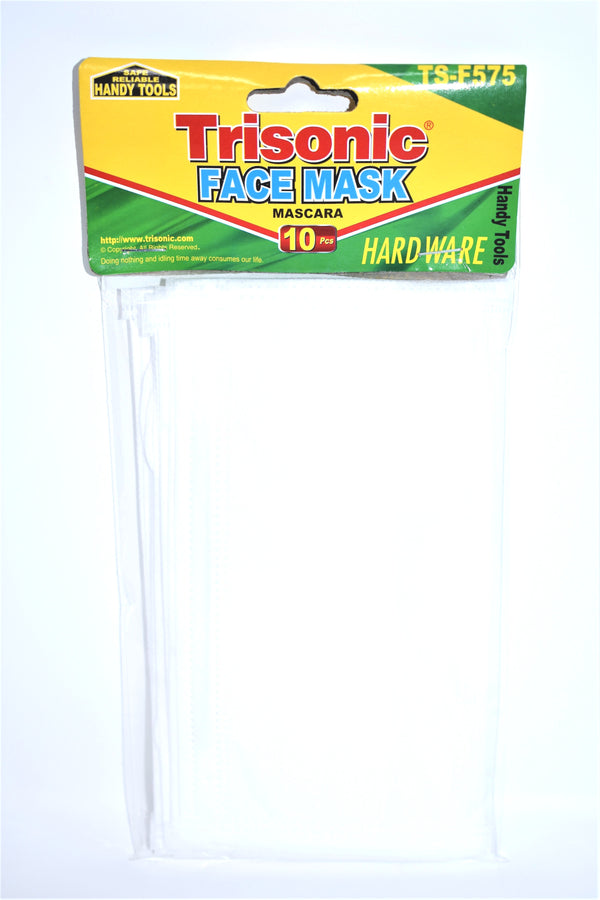 White Face Mask, 10-ct.