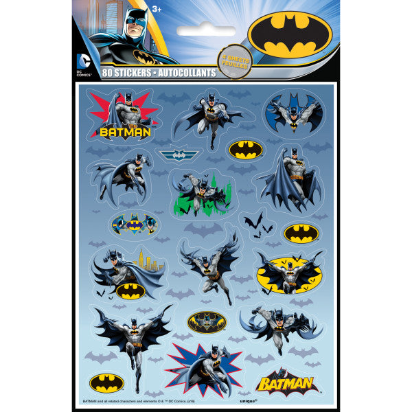 Batman Sticker Sheets, 4ct – MarketCOL