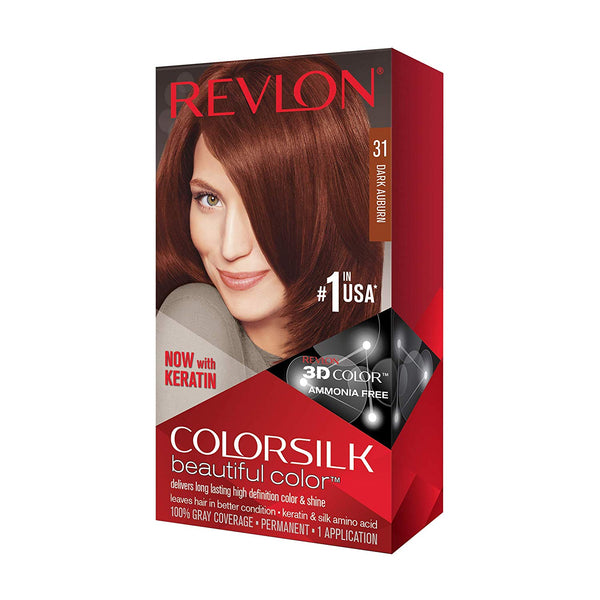 Revlon ColorSilk Beautiful Hair Color - 31 Dark Auburn