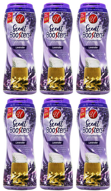 Lavender Scent In-Wash Laundry Scent Booster, 12oz (Pack of 6)