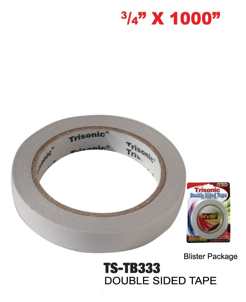 Double Stick Tape Double Sided Tape(18mm x 25m,3 Rolls)