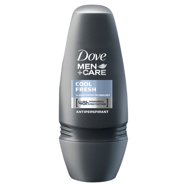 Dove Men + Care Cool Fresh Antiperspirant Roll On Deodorant, 50ml