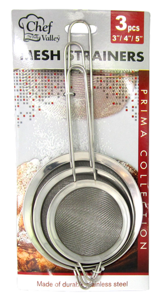 Mesh Strainers Prima Collection, 3-ct.