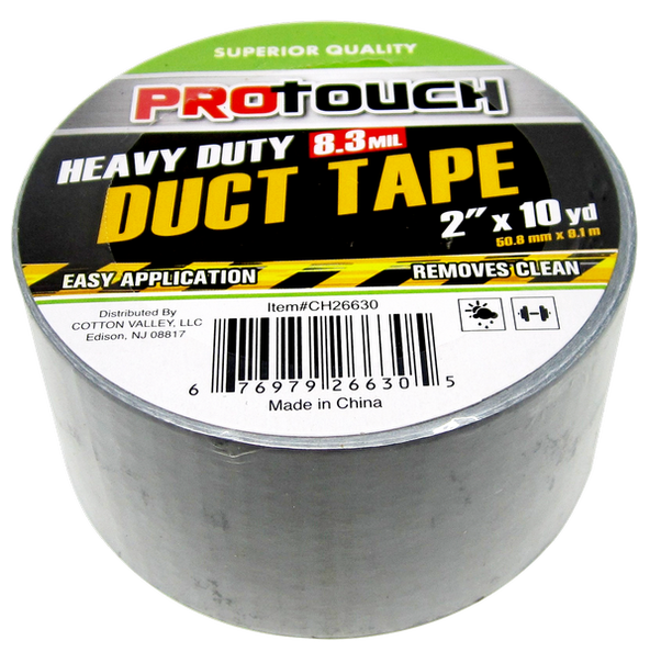 ProTouch Heavy Duty 8.3 mil Duct Tape, 2 x 10 yards – MarketCOL