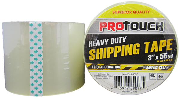 ProTouch Heavy Duty Shipping Tape, 3" x 55 yards