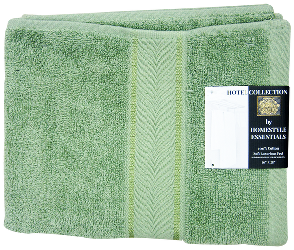 Hotel Collection Washcloth Soft Luxurious Feel Sage Green, 16"x 28", 1-ct