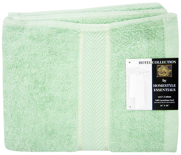 Hotel Collection Washcloth Soft Luxurious Feel Green, 16"x 28", 1-ct