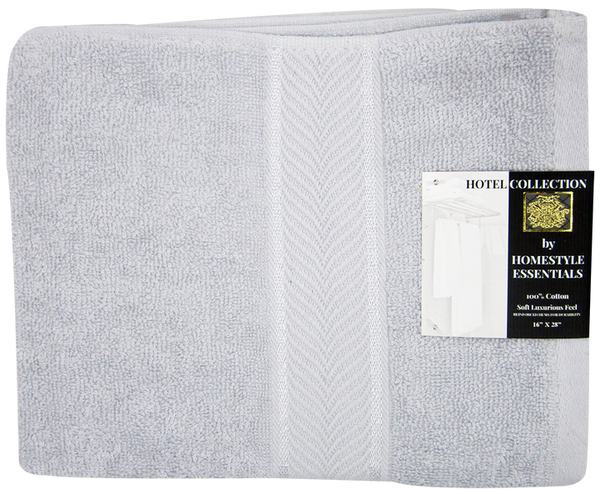 Hotel Collection Wash Cloth Soft Luxurious Feel Gray, 16"x 28", 1-ct
