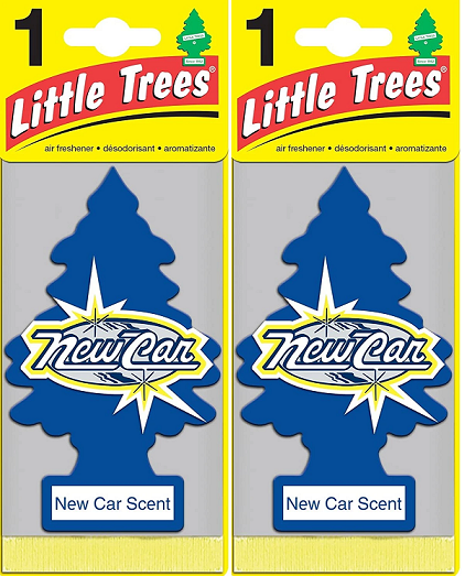 Little Trees New Car Scent Air Freshener, 1 ct. (Pack of 2)