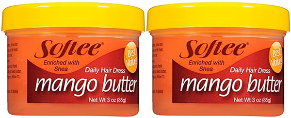 Softee Mango Butter Daily Hair Dress, 3 oz. (Pack of 2)