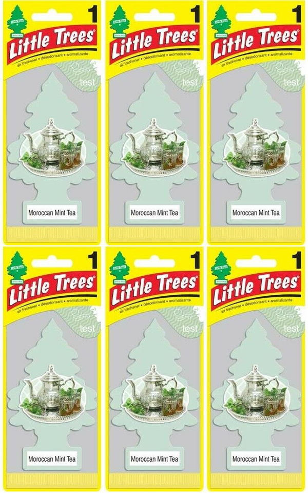 Little Trees Moroccan Mint Tea Air Freshener, 1 ct. (Pack of 6)
