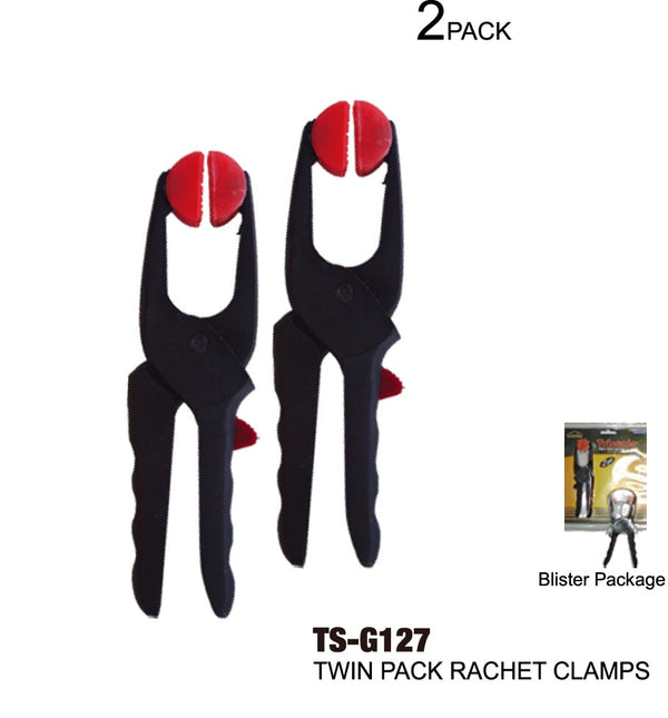 Twin Pack Rachet Clamps, 2-ct.