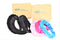 Black and Multi-color Hair Scrunchies, Set of 2