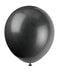 12" Helium Balloons Jet Black, 10-ct.