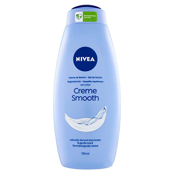 Nivea Creme Smooth With Shea Butter & Gentle Scent Body Wash, 750ml