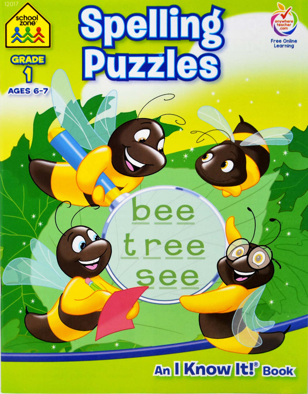 Spelling Puzzles Book, 1-ct