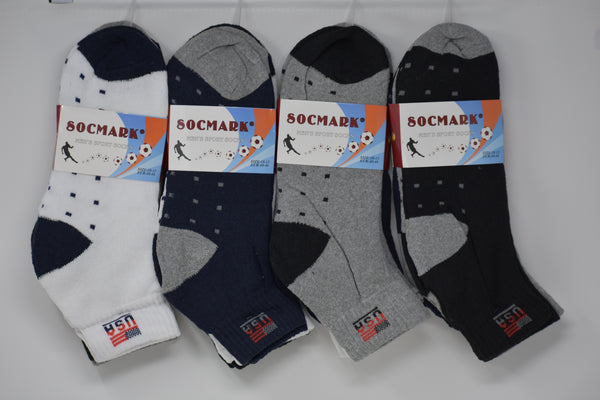 Sockmark Men's Sport Assorted Socks, Pack of 12