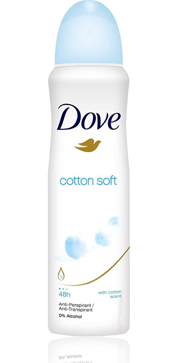 Dove Cotton Soft With Cotton Scent Deodorant Body Spray, 150ml