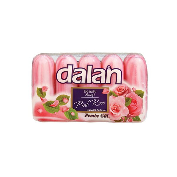 Dalan Pink Rose Beauty Bar Soap, 5 Pack