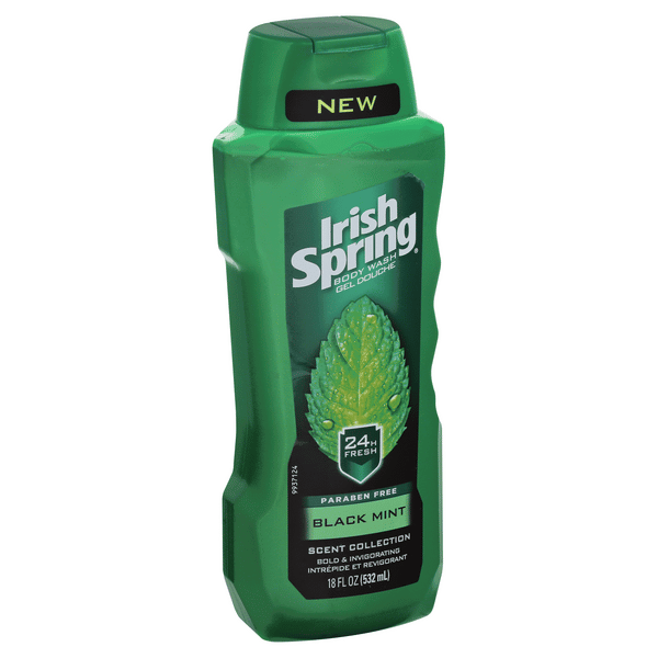 Irish Spring Body Wash - Black Mint, 18 oz