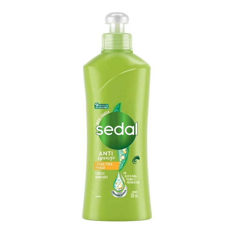 Sedal Anti Sponge Crema Para Peinar, 300ml (10.15oz)