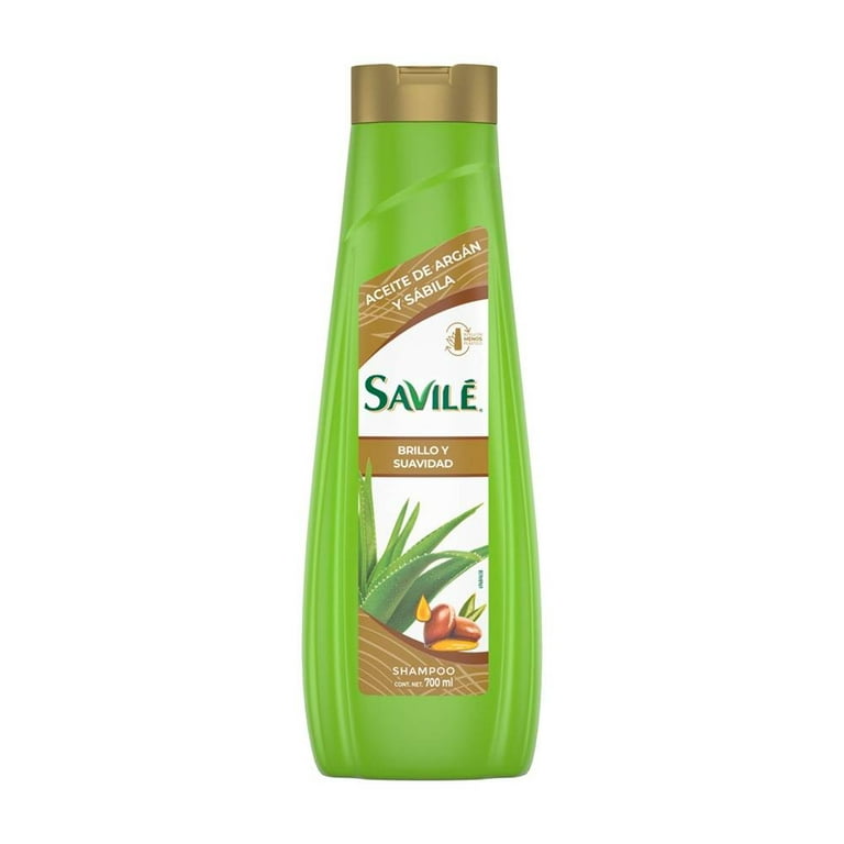 Savile Shampoo Aceite De Argan y Sábila (Brillo Y Suavidad), 700ml