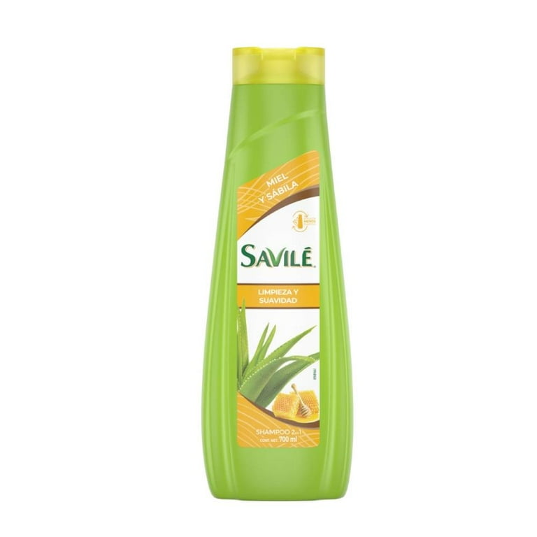 Savile Shampoo 2-en-1 Miel y Sábila (Limpieza y Suavidad), 700ml