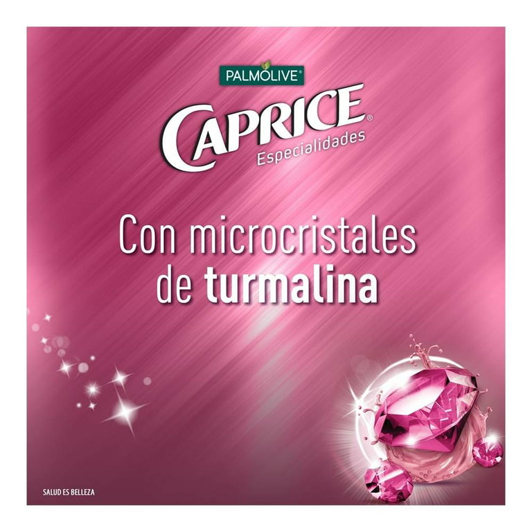 Caprice Shampoo Brillo de Cristal (Micro Cristales Turmalina) 750ml (Pack of 3)