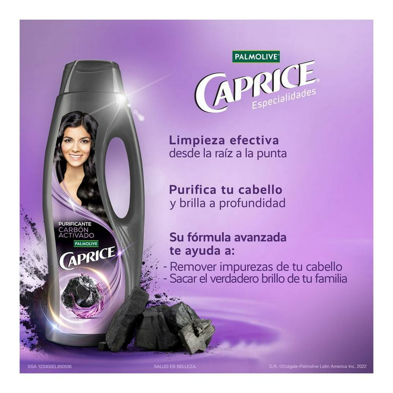 Caprice Shampoo Purificante (Carbon Activado), 750ml (Pack of 6)