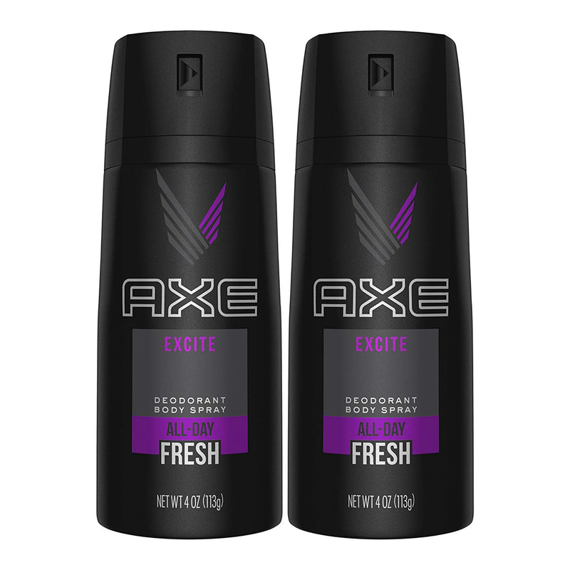 Axe Excite Deodorant + Body Spray, 150ml (Pack of 2)