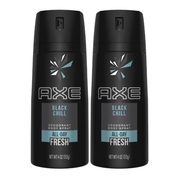 Axe Black Chill Deodorant + Body Spray, 150ml (Pack of 2)