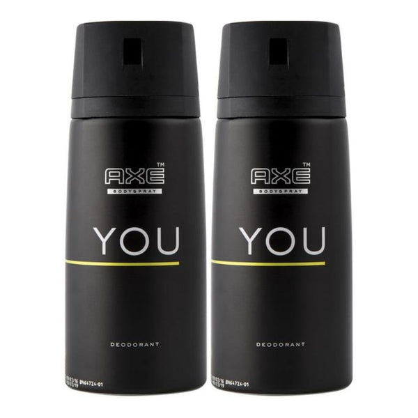 Axe You Deodorant + Body Spray, 150ml (Pack of 2)